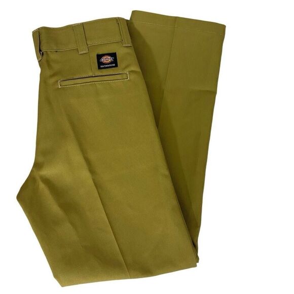 Dickies Skateboarding Regular Fit Twill Pants Green Moss 30X32 new - Picture 11 of 11